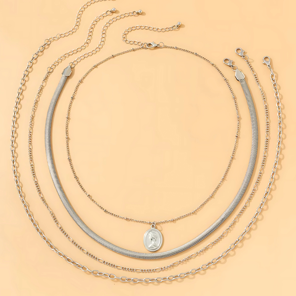 Beatrix Layered Necklace Set