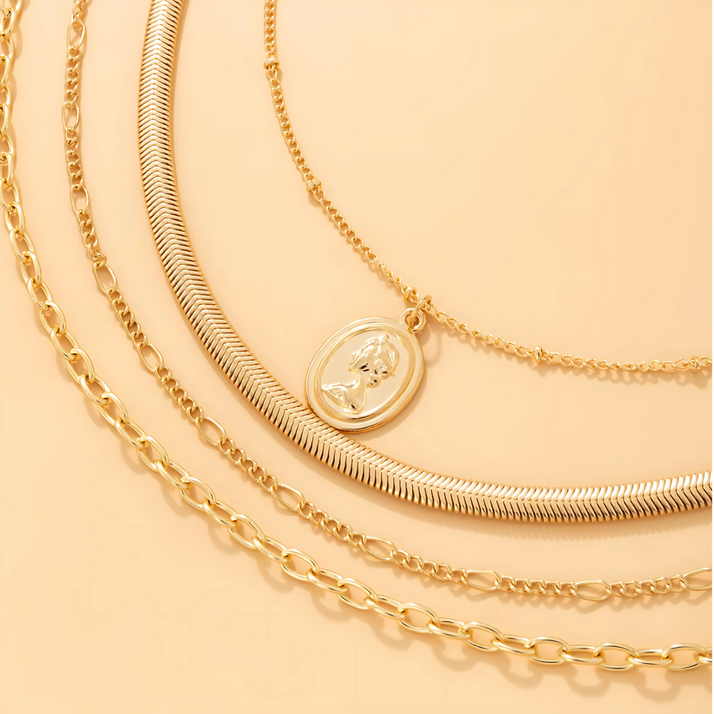 Beatrix Layered Necklace Set
