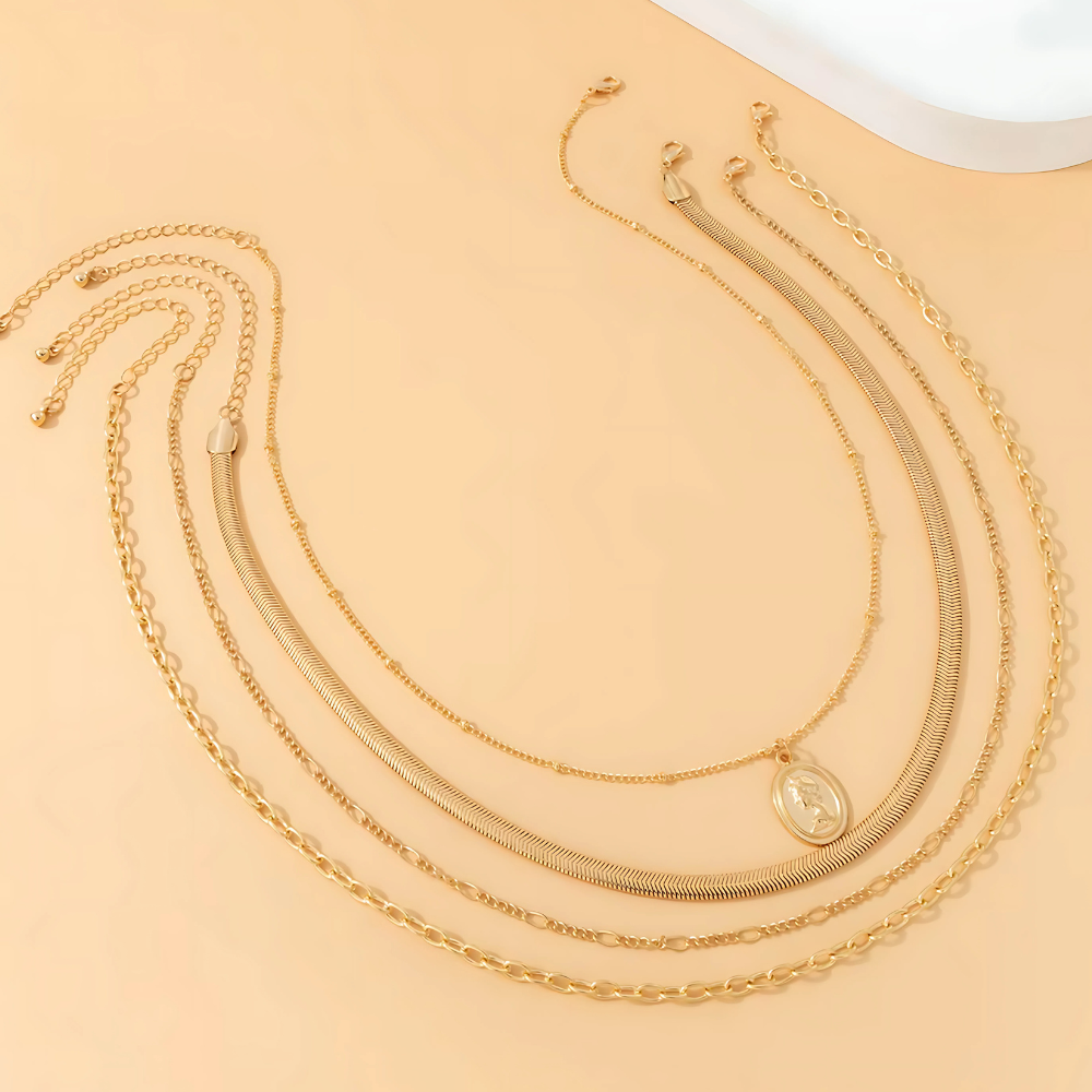 Beatrix Layered Necklace Set