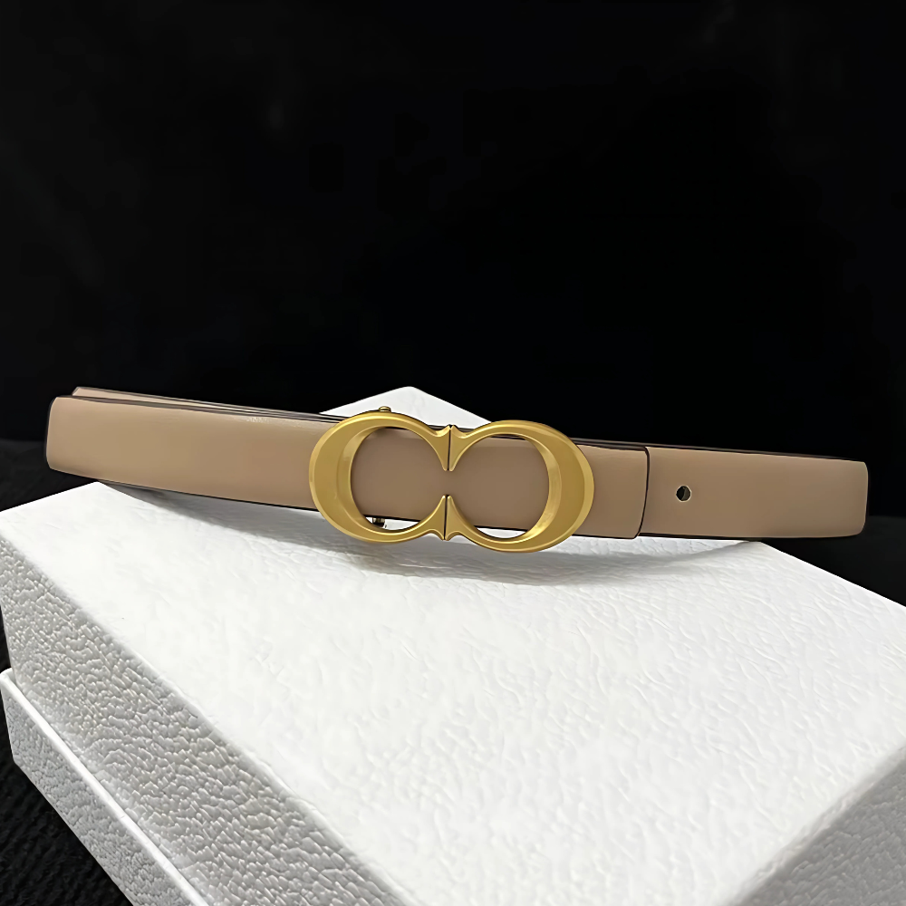 CC Reversible Belt - White, Black, Red and Tan