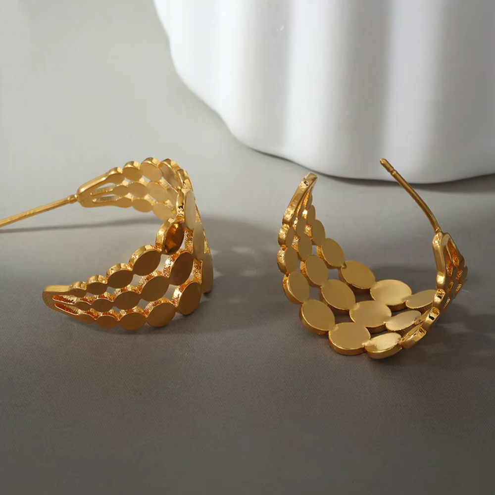Delia Hoop Earrings