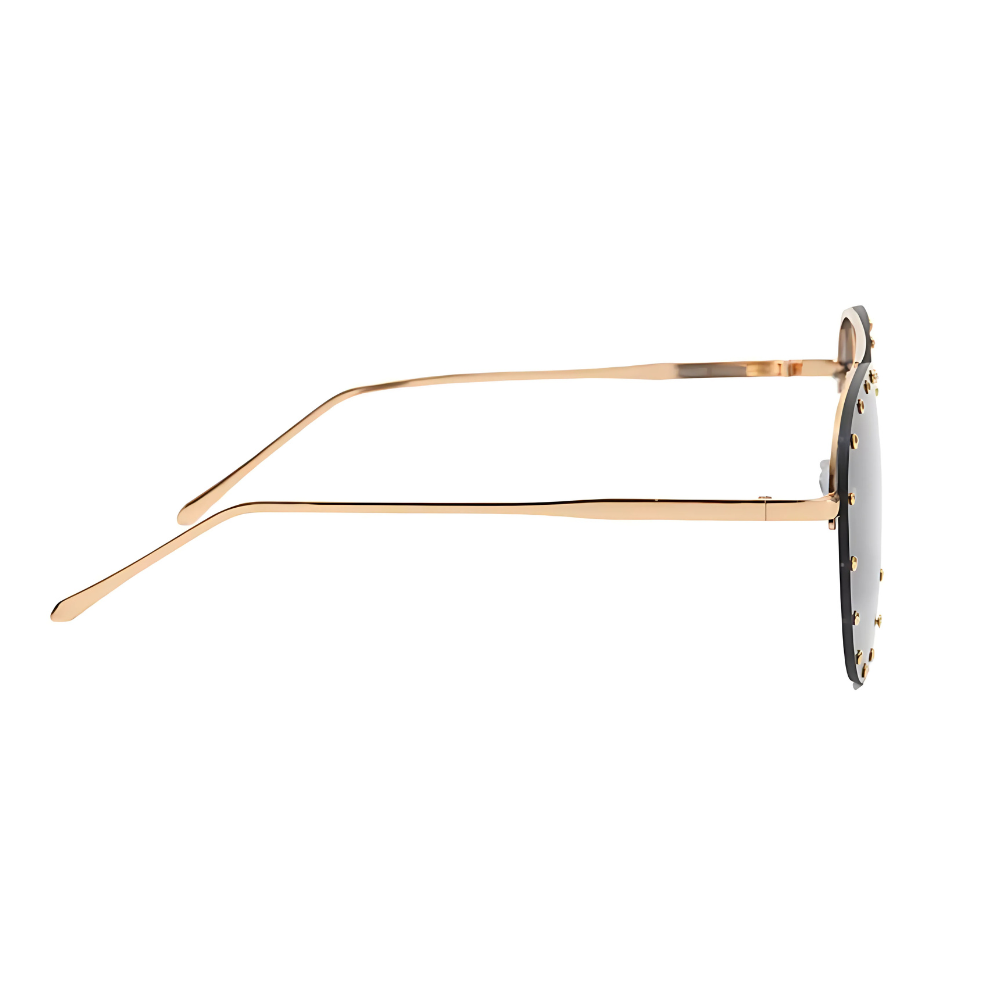 Aviator Rimless Studded Sunglasses