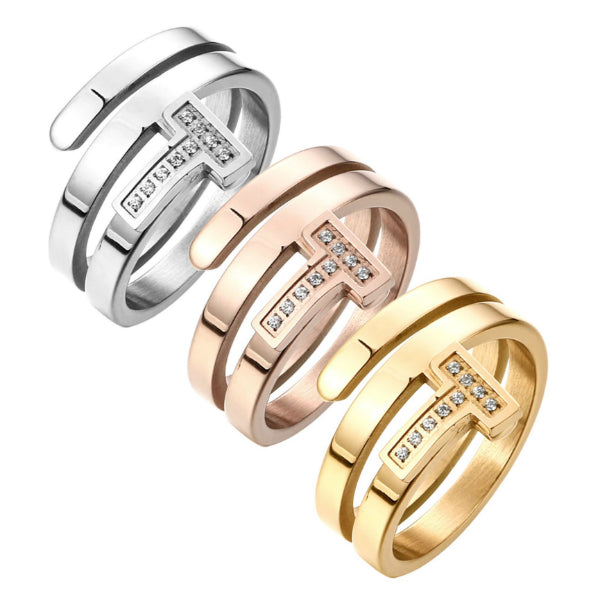 Flat Nail Ring - Stainless Steel