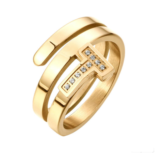 Flat Nail Ring - Stainless Steel