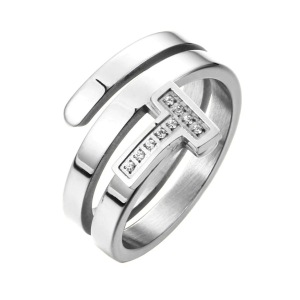 Flat Nail Ring - Stainless Steel