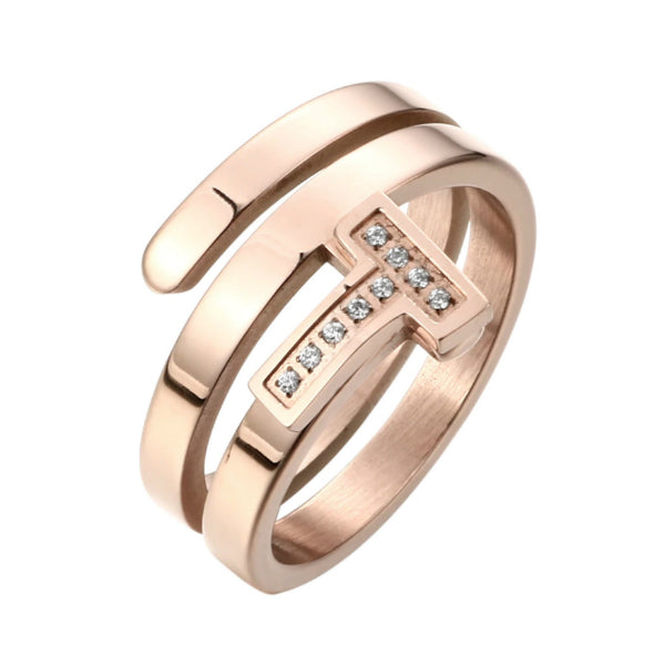 Flat Nail Ring - Stainless Steel