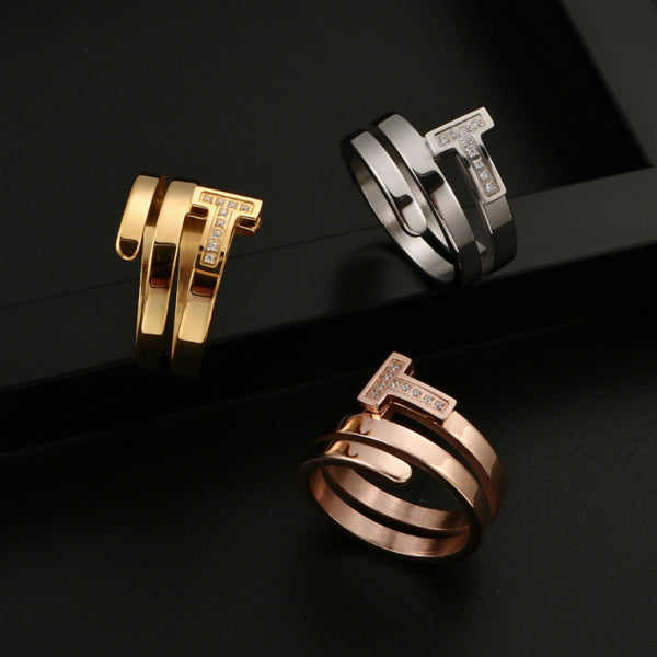 Flat Nail Ring - Stainless Steel