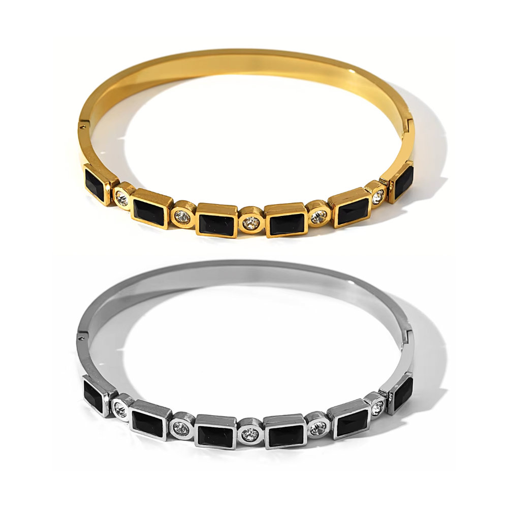 Cressida Bangle Bracelet - Stainless Steel