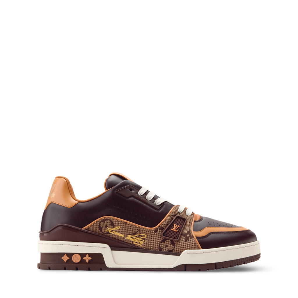 Louis Vuitton LV Trainer Brown Monogram Leather Sneaker