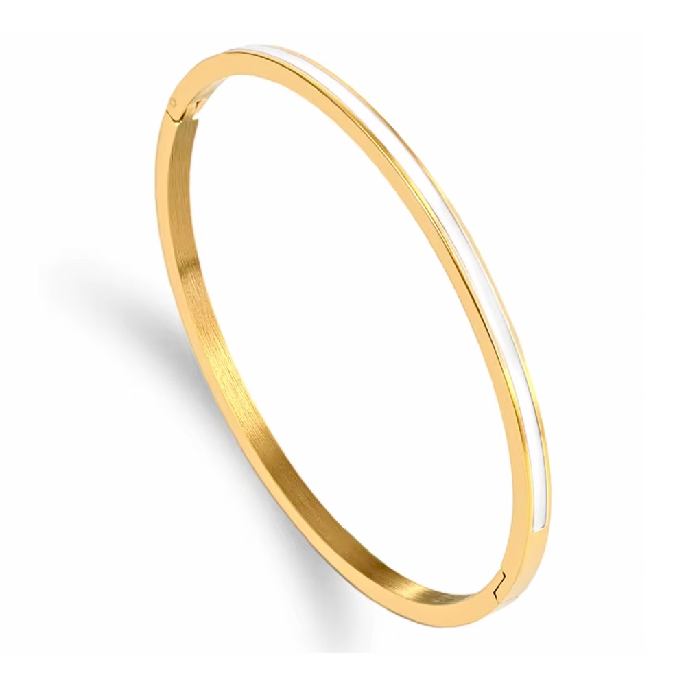 Colorful Enamel Bracelet Collection - Stainless Steel