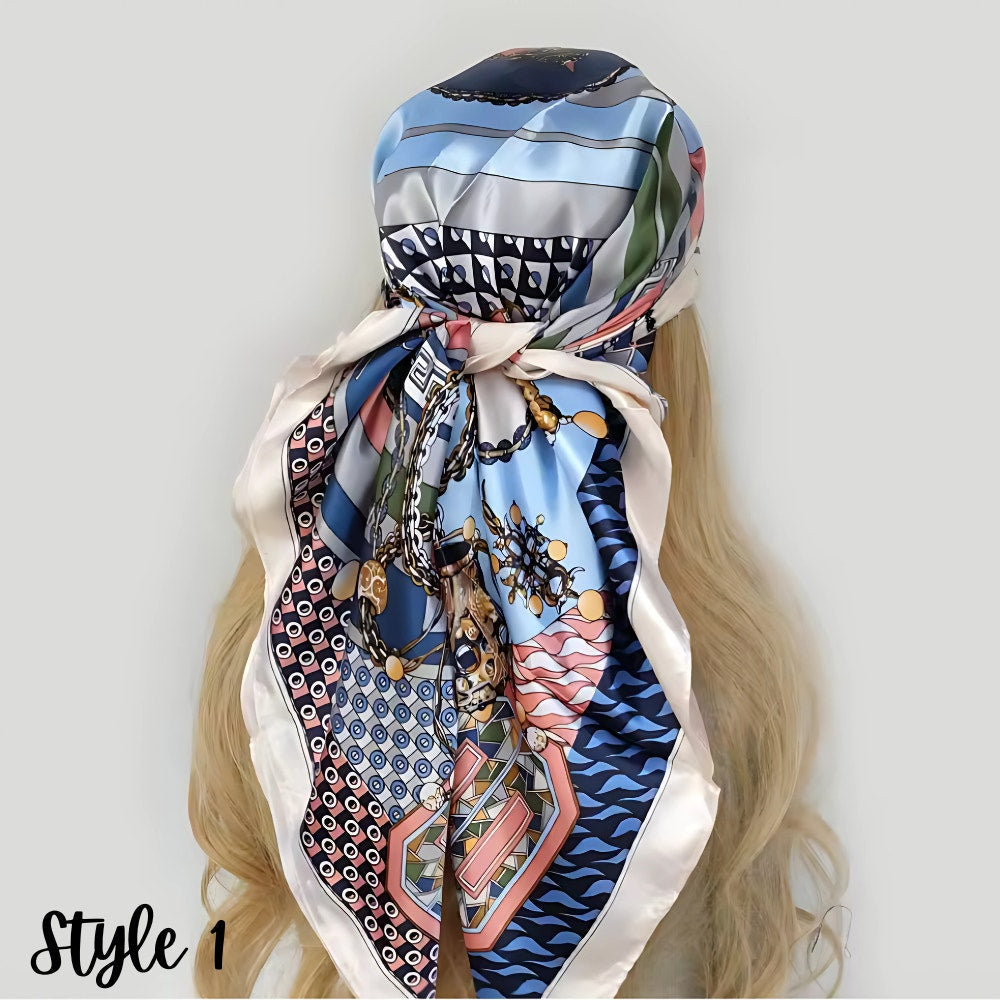 Colorful Summer Silky Scarves