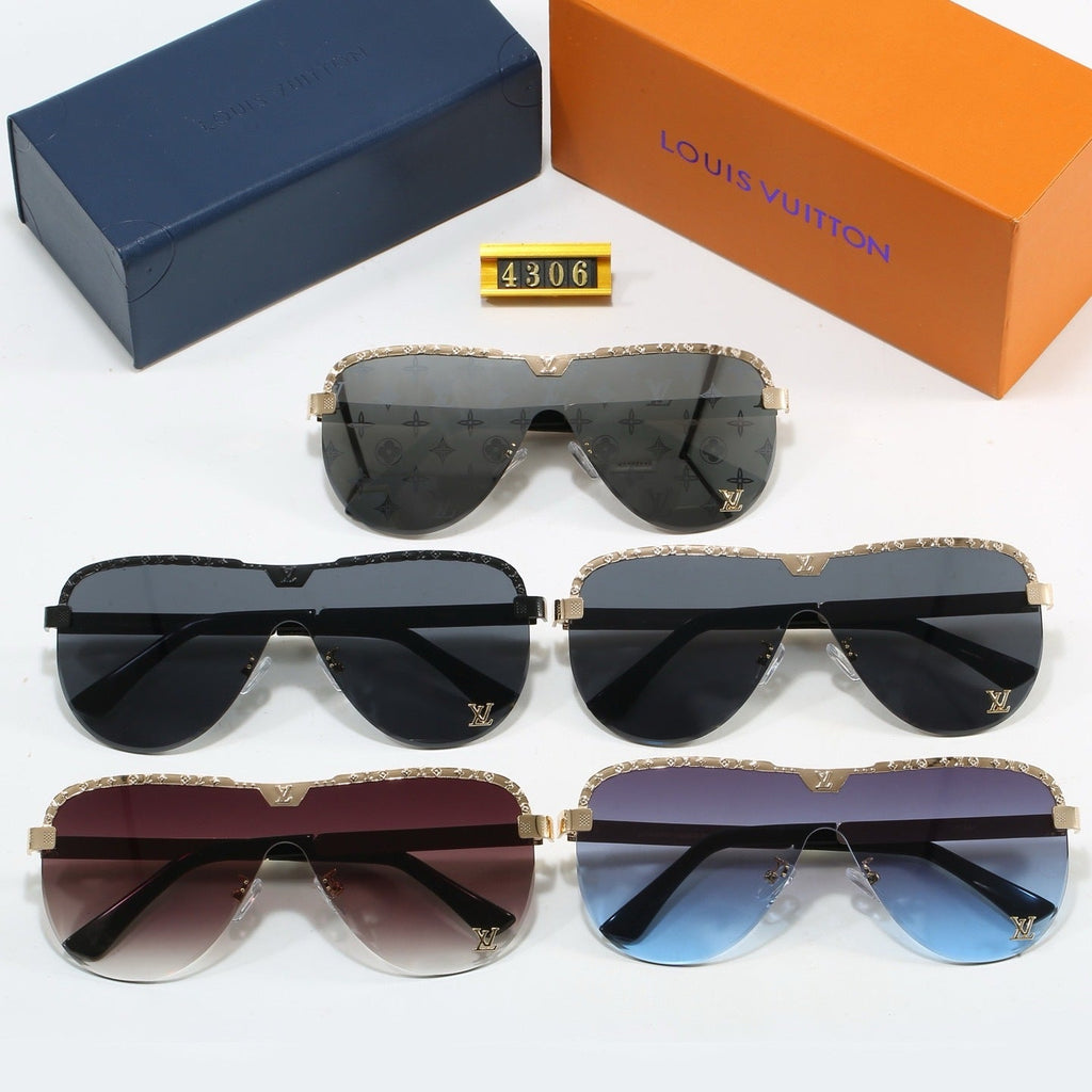 Louis vuitton Stylish and cool casual sunglasses 4306 Oval